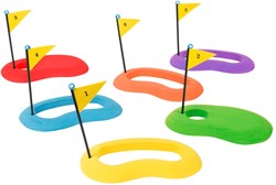 Spordas set de 6 cibles de putting de golf pour intérieur et extérieur