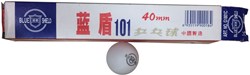 HOT Sports + Toys balles de tennis de table plastique 40 mm 6 pièces blanc