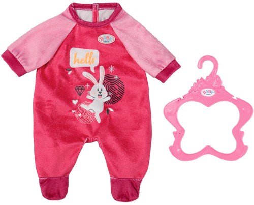 BABY born vêtement poupée grenouillère rose 43 cm - combinaison de jeu