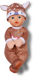 BABY born Babypuppe schlafendes Reh 30 cm Plüschpuppe für Kinder