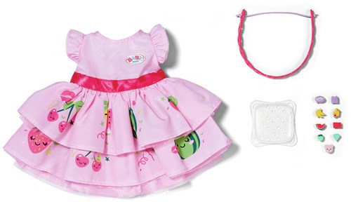 BABY born Puppenkleid 43cm - buntes Outfit für Puppenfans