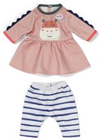 BABY born Puppenkleid Dschungel 36cm - bunte Babypuppen Kleidung Set