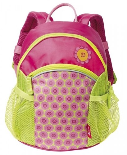Sigikid 24002 Rucksack klein Florentine Mädchen Kinderrucksack empfohlen ab 2 Jahren grün/rosa