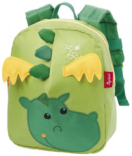 SIGIKID 24216 Mini Rucksack Drache Bags Mädchen und Jungen Kinderrucksack empfohlen ab 2 Jahren grün