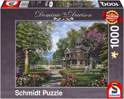 Schmidt Puzzle Herrenhaus mit Turm - 1000 Teile - Nostalgie