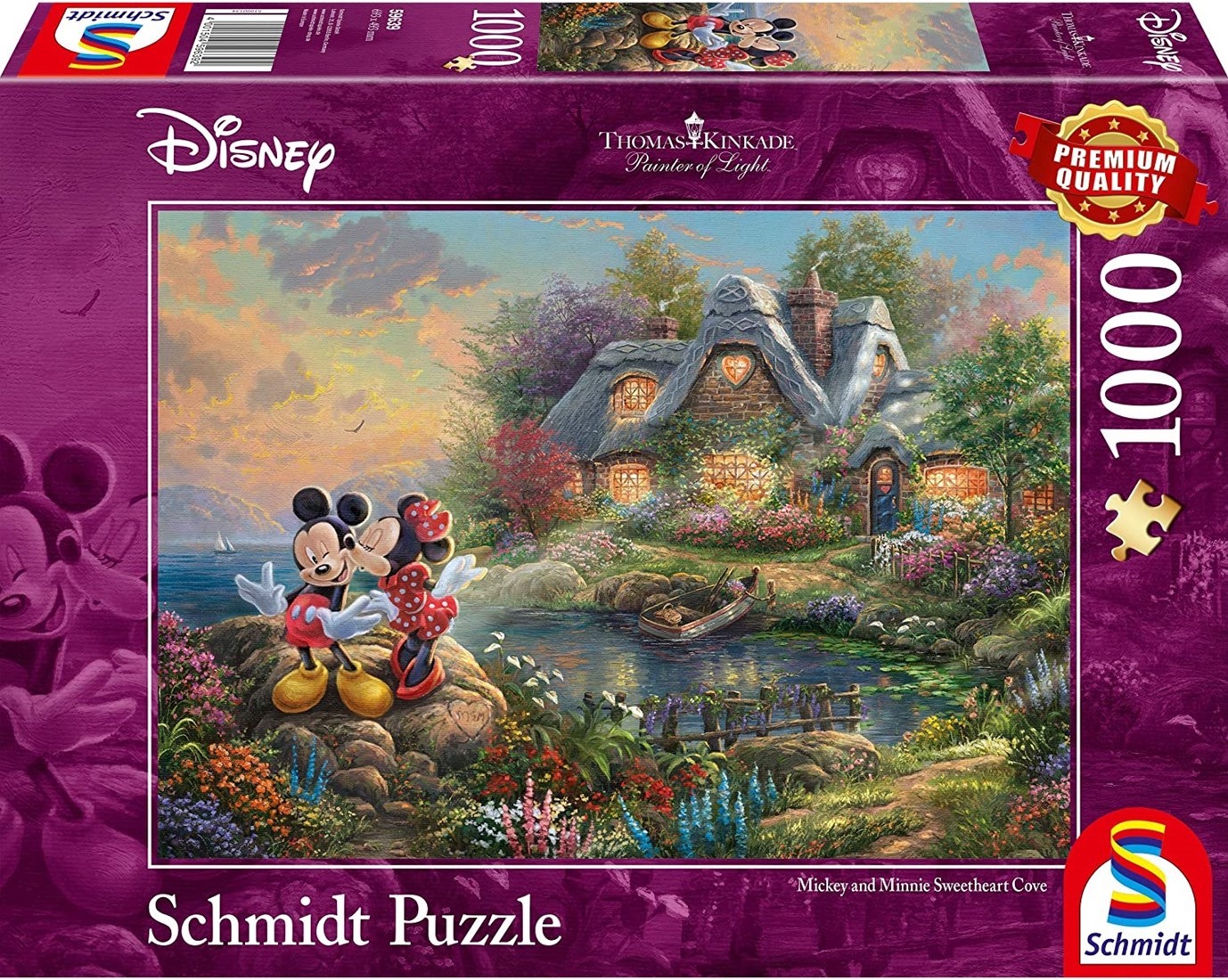 Puzzle Schmidt Disney Mickey & Minnie - 1000 pièces - 12 ans et plus