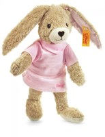 Steiff peluche lapin Hoppel rose - lapin en peluche 20 cm