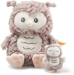 Steiff Plüsch Ollie Eule Spieluhr - Kuscheltier 21 cm Baby Geschenk