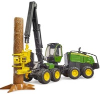 Bruder 02135 - John Deere 1270G Harvester mit 1 Baumstamm-2
