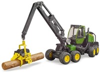 Bruder 02135 - John Deere 1270G Harvester mit 1 Baumstamm-3