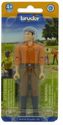 BRUDER Mann mit hellem Hauttyp und brauner Hose