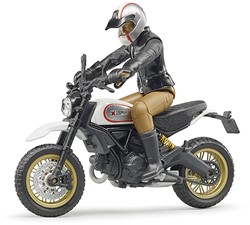Bruder 63051 - Scrambler Ducati Desert Sled mit Fahrer