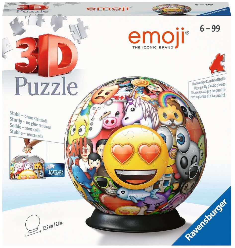 Ravensburger Casse-tête 3D 72 pièces Emoji
