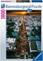 Puzzel 1000 stukjes Lombard Street San Francisco