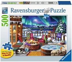 Ravensburger puzzle casse-tête 500 pièces Aurores boréales extra grand