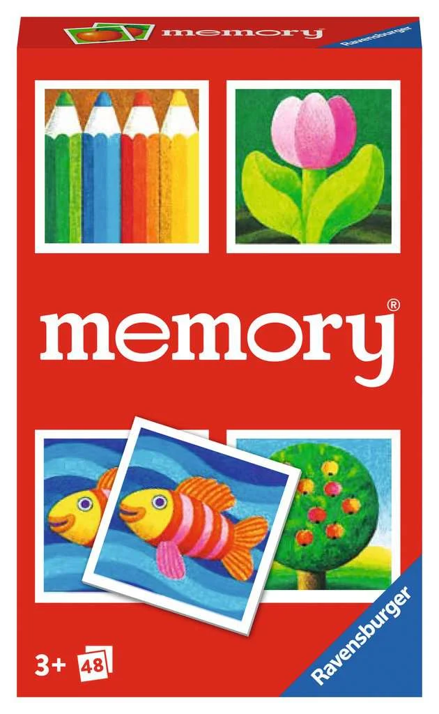 Ravensburger jeu memory pour enfants - jeu de mémoire classique carton
