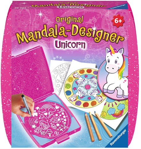 Ravensburger Mandala Designer Mini Unicorn - Kit de dessin pour enfants