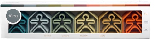 Dena Silikon Spielset Natur Kind Haus Baum - bunt und sicher