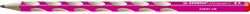 STABILO EASYgraph S - ergonomisch grafietpotlood - rechtshandig - roze gelakt - met dunne 2.2 mm kern