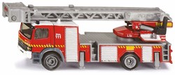 Siku camion de pompier jouet échelle 1:87 rouge avec échelle mobile