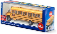 Siku Spielzeug Schulbus - US Modell - Metall - Gelb - Maßstab 1:55-2