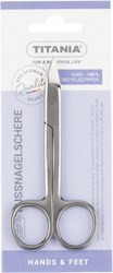 Titania ciseaux à ongles d'orteils acier inoxydable 11 cm soin des ongles