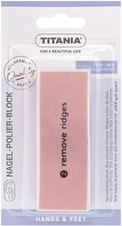Titania bloc lime à ongles 4 faces pour ongles brillants 9x3x3,5cm