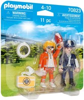 Playmobil Spielfigur DuoPack Notärztin und Polizistin 70823