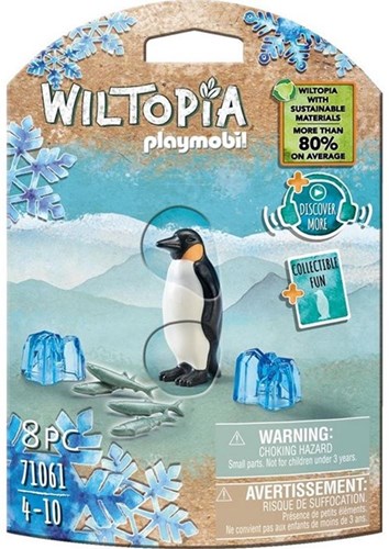 Playmobil Wiltopia Keizerspiguin. 9,5x17 cm.