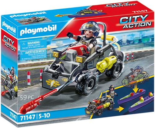 Playmobil City Action Tactical Unit - Multigeländewagen Polizei Spielzeug