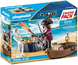 Playmobil Piraten Starterpack Pirat mit Ruderboot - Spielfigur 71254