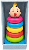 Bumba Stapelringe Lernspielzeug rosa Kunststoff für Kleinkinder
