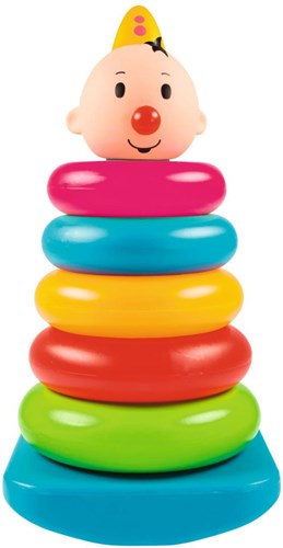 Bumba Stapelringe Lernspielzeug rosa Kunststoff für Kleinkinder-2