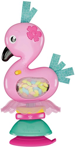 Clementoni Baby hochet flamant rose avec ventouse - jouet dès 3 mois-3