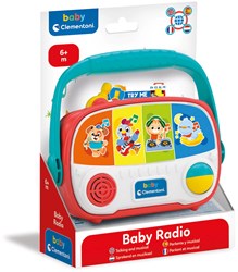 Clementoni Baby Radio interaktives Musikspielzeug für Kleinkinder