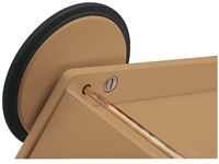 Haba Puppenwagen Holz - natur verstellbarer Schiebegriff langlebig-3