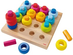 Haba Holz Steckspiel Farbkringel Montessori Spielzeug für Kinder