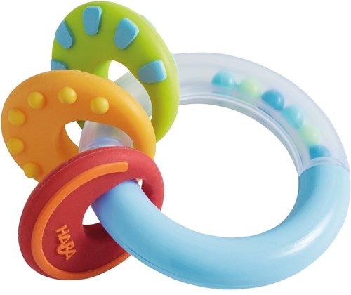Haba Baby Rassel Greifling Noppi Spielzeug mehrfarbig