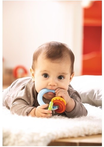 Haba Baby Rassel Greifling Noppi Spielzeug mehrfarbig-2