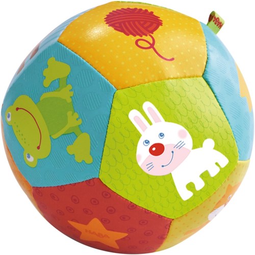 HABA Balle pour bébé Mes amis les animaux
