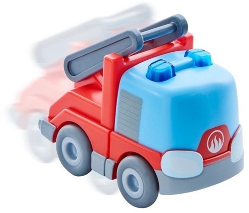 HABA Kullerbü Toboggan - Camion pompier à échelle-2