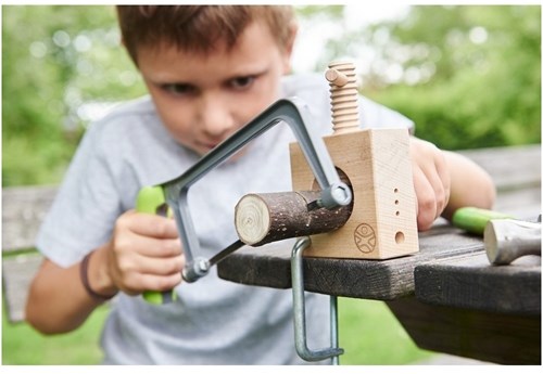 Haba Scie à archet Terra Kids - Outil enfant pour bois et métal-2