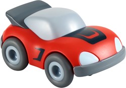 Haba voiture jouet - Voiture de sport rouge accessoire circuit Kullerbü