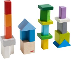 Haba blocs de construction 3D mix de blocs jouet en bois coloré créatif