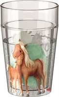 HABA-Glitzerbecher-Pferde
