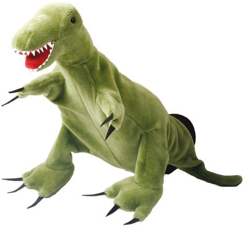 Beleduc marionnette à main T-Rex dinosaure peluche théâtre