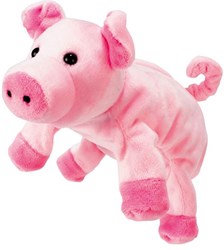 Beleduc marionnette cochon deluxe peluche jouet théâtre