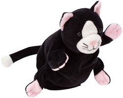Beleduc marionnette chat peluche jouet théâtre enfants