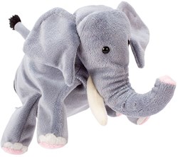 Beleduc marionnette éléphant deluxe - marionnette en peluche pour enfants