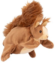 Beleduc marionnette écureuil deluxe - peluche théâtre enfant